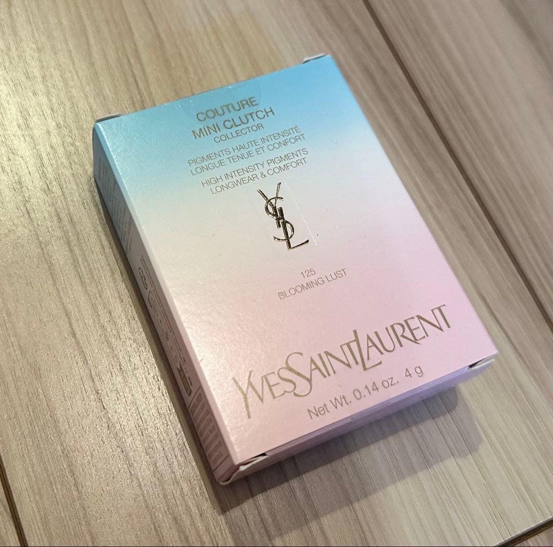 YSL クチュールミニクラッチ125ブルーミングラスト 限定 コレクター