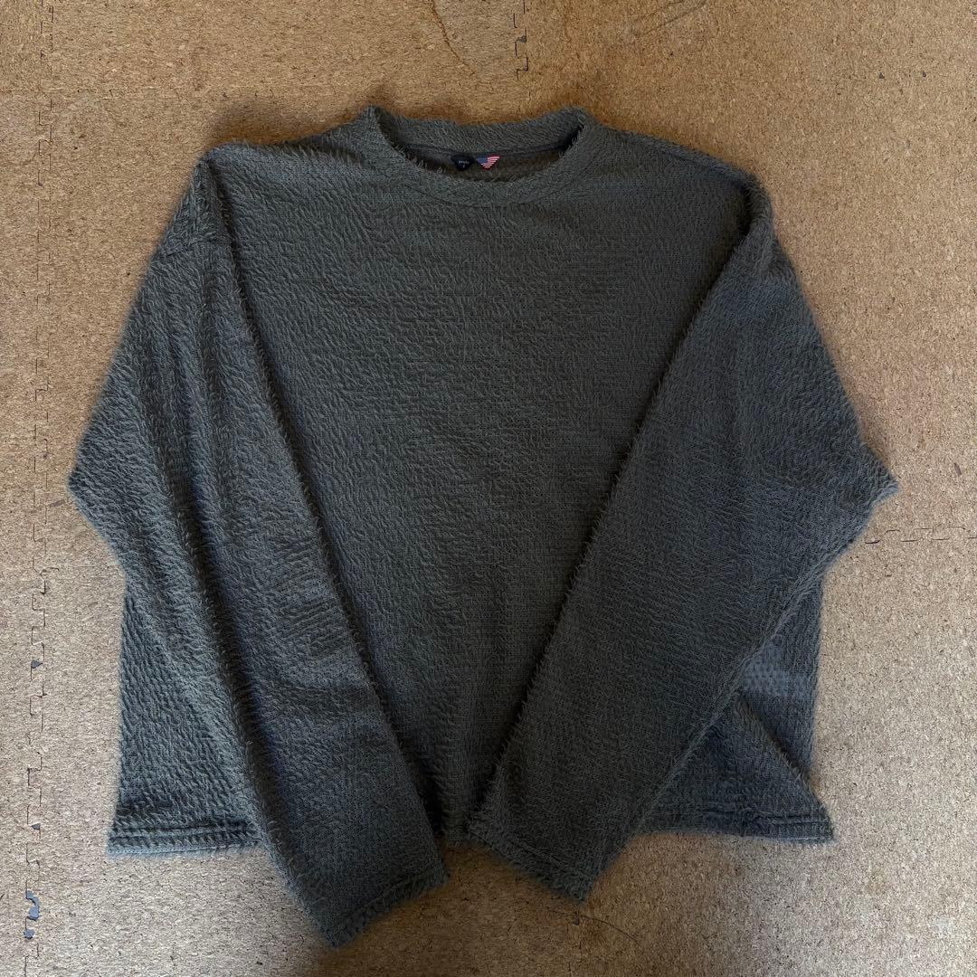 [本日限定出品！] gnuhr シャグスウェット ヌー gnuhr SHAG Hoodie シャギーフーディ パープル サイズ：4