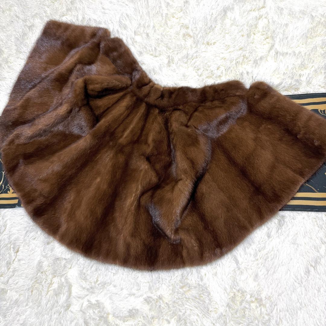 ROYAL FUR デミバフミンク ファー ケープ ポンチョ ロイヤルファー