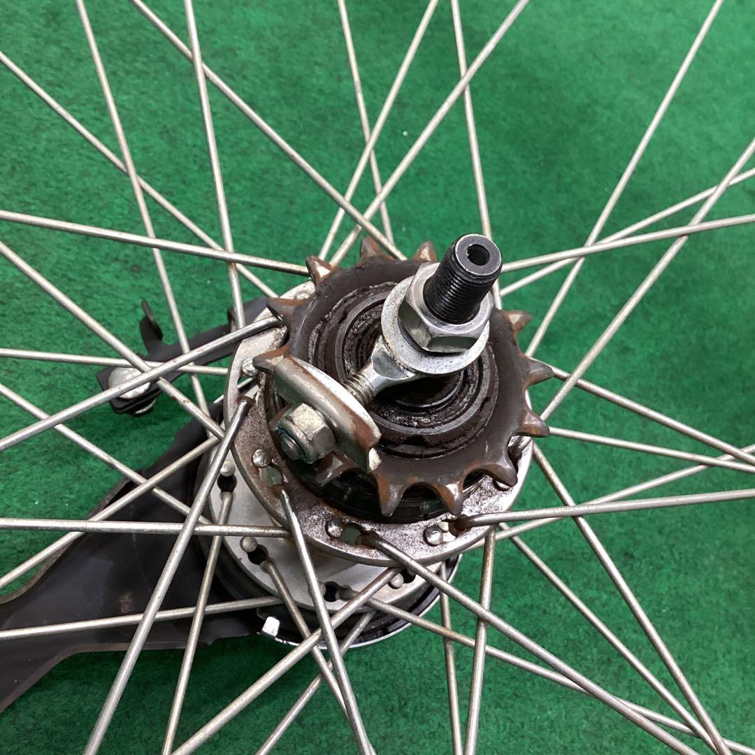 ステンレスリム　後輪 27x1-3/8 タイヤ付 内装3段　27インチ