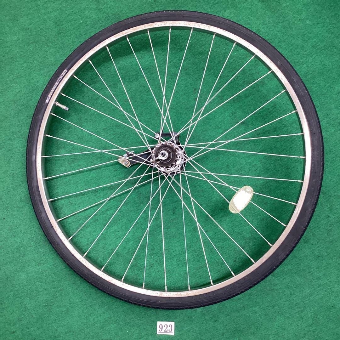 ステンレスリム　後輪 27x1-3/8 タイヤ付 内装3段　27インチ