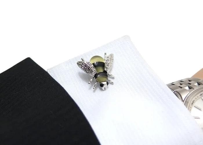 scc22 サイモンカーター カフリンクス ダーウィンビー/bee/蜂 黒黄色