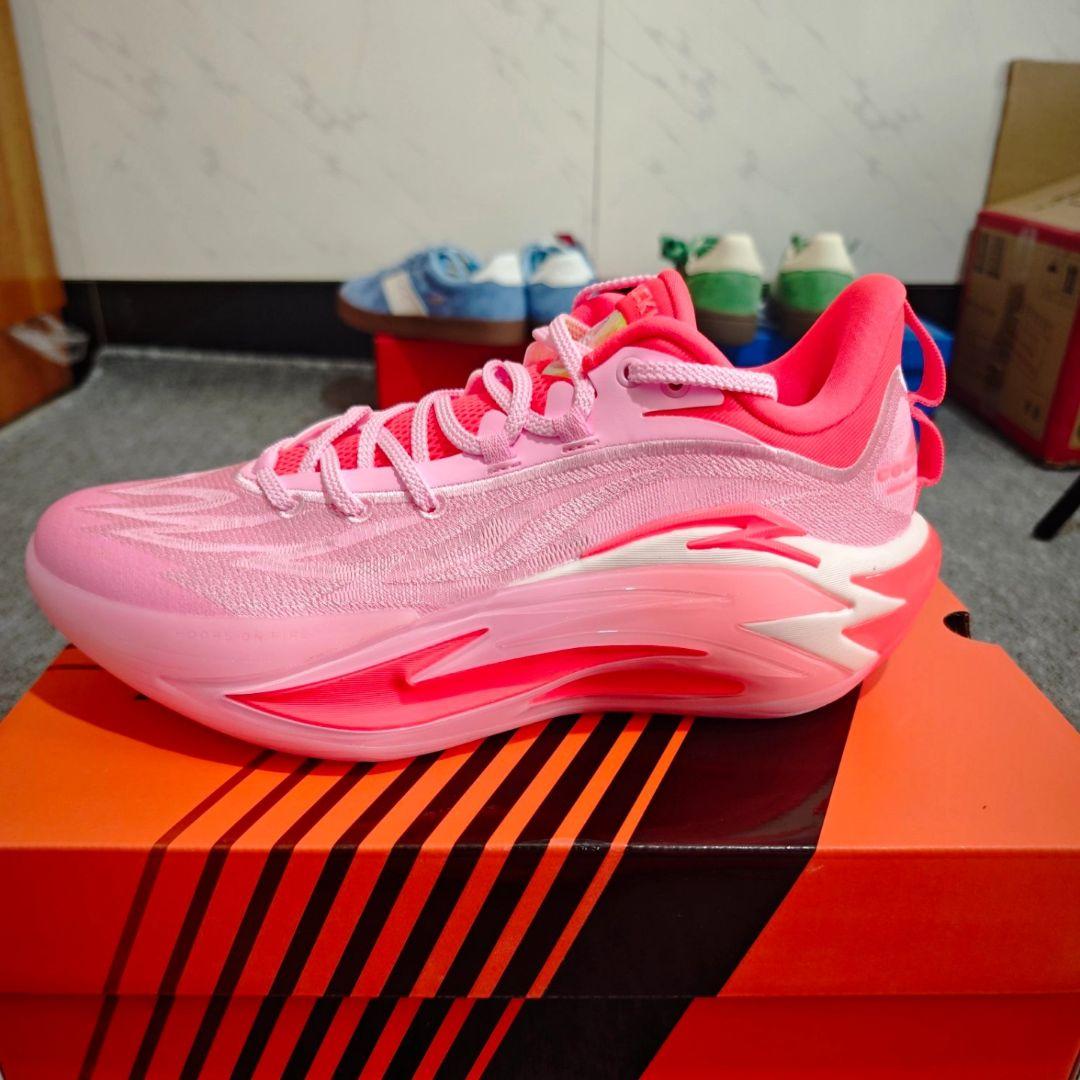 ANTA Shock Wave 7 Pro \"Pink\" アンタ メンズバッシュ