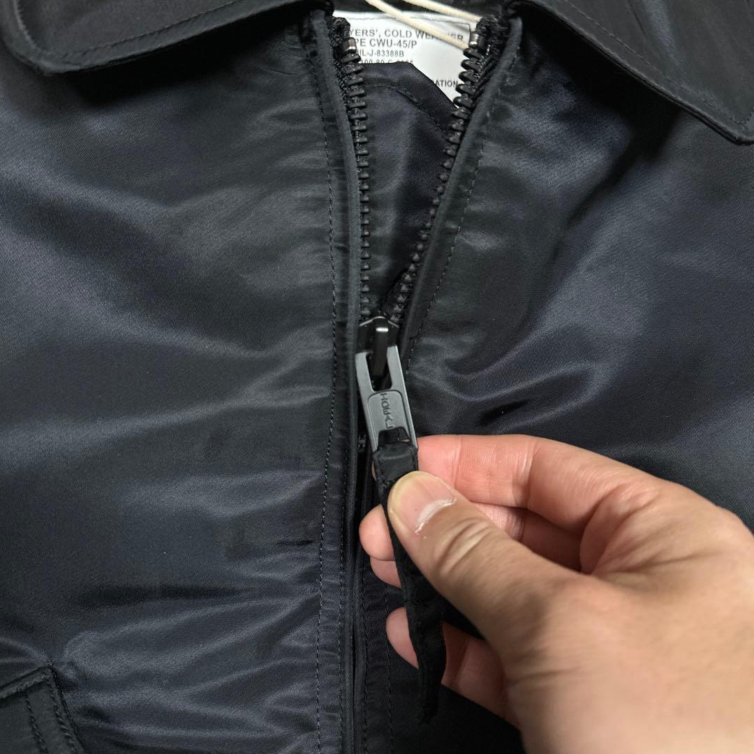 Sサイズ黒CWU45P初年度型復刻 MIL83388B フライトジャケット - メルカリ