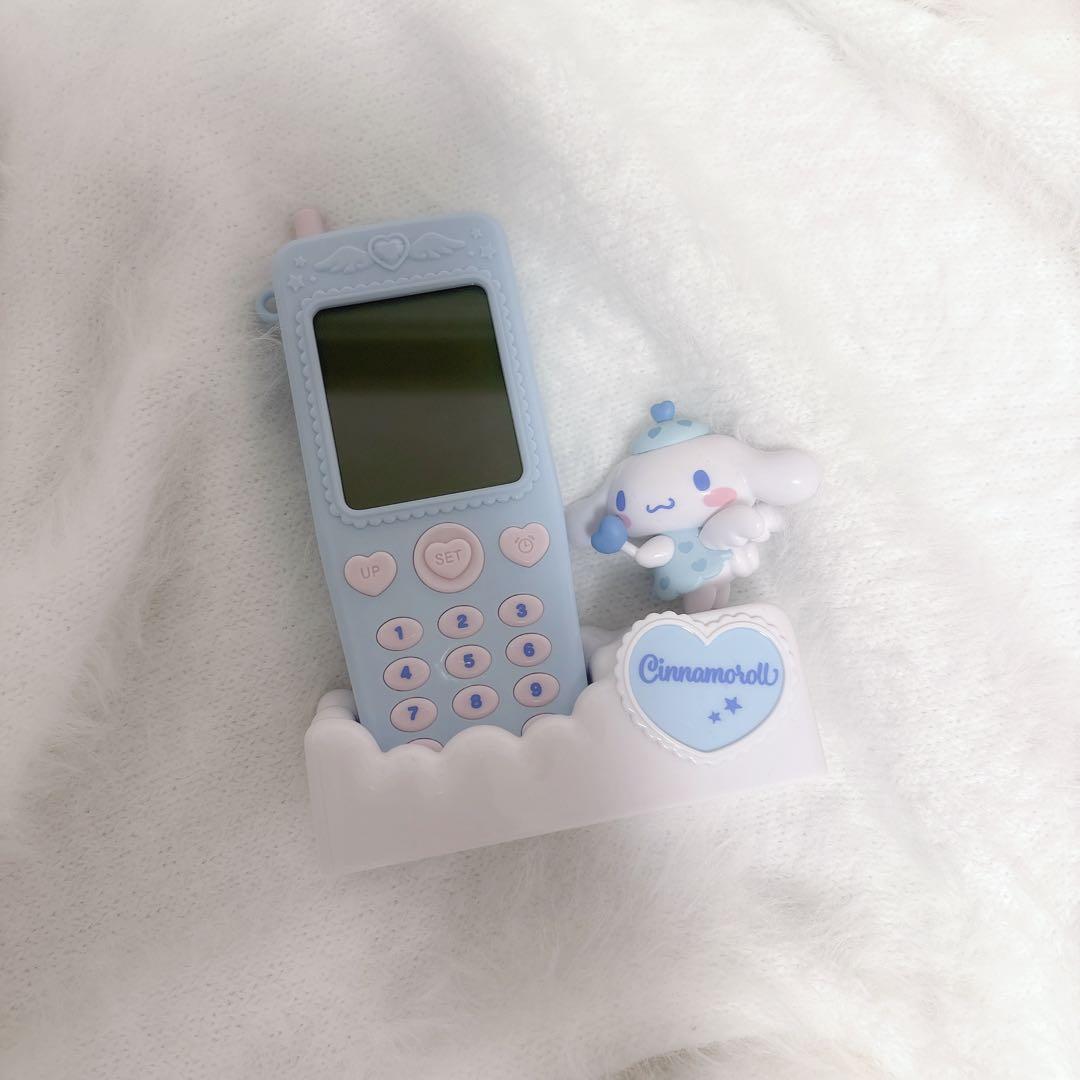 サンリオ ガラケー形置き時計 シナモロール シナモン - メルカリ