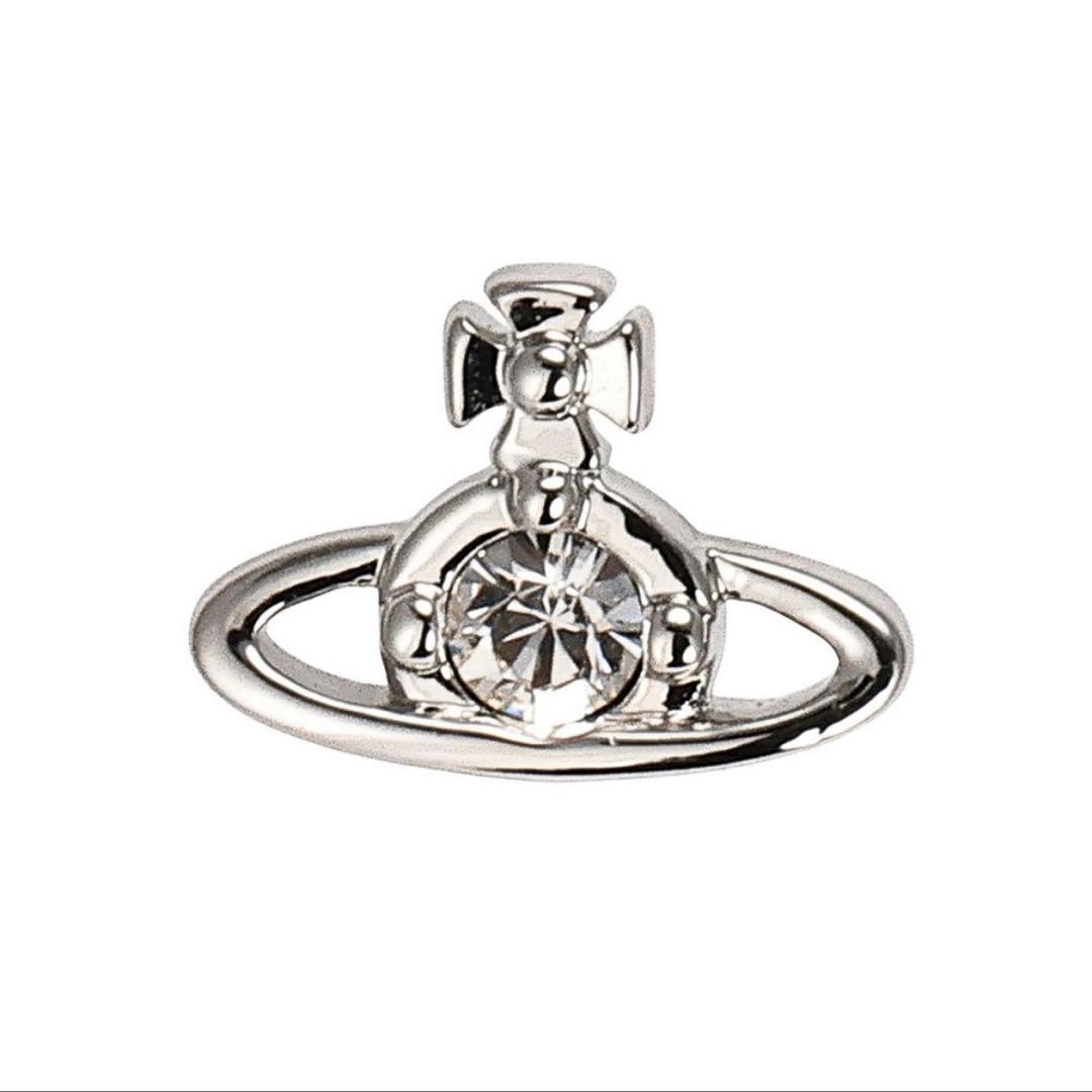 ヴィヴィアンウエストウッド ナノソリティアシングルスタッドピアス シルバー Vivienne Westwood（ヴィヴィアンウエストウッド） ピアス ナノ