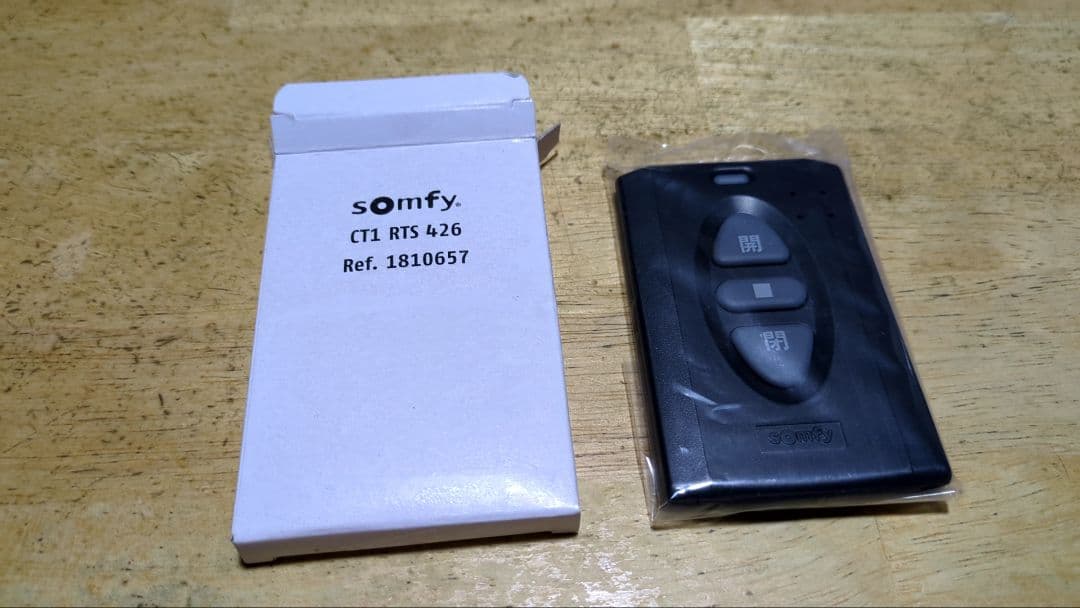シャッターリモコンsomfy CT1 RTS 426 リモコン - メルカリ