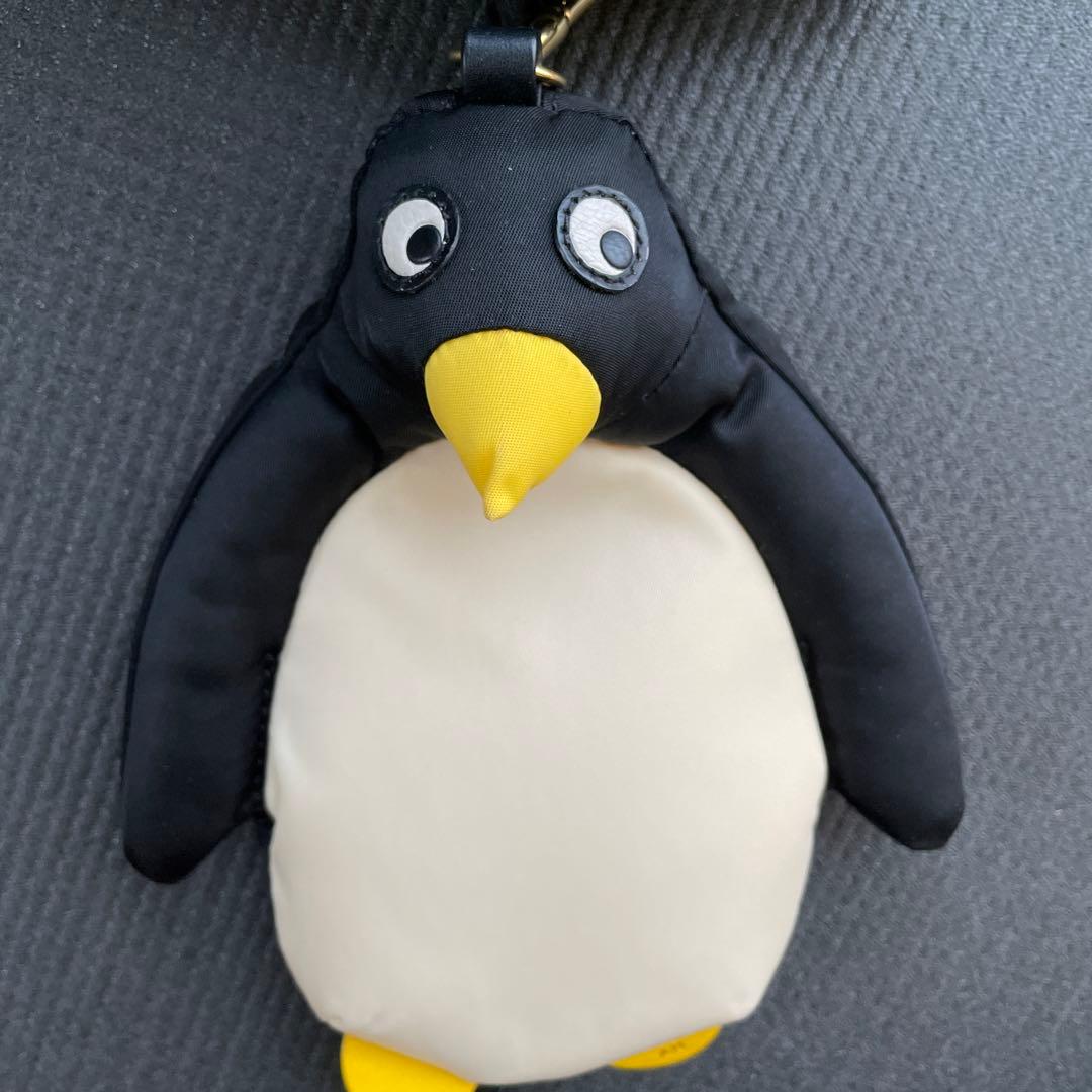 アニヤハインドマーチ ペンギンチャームショッパーエコバッグ ペンギン