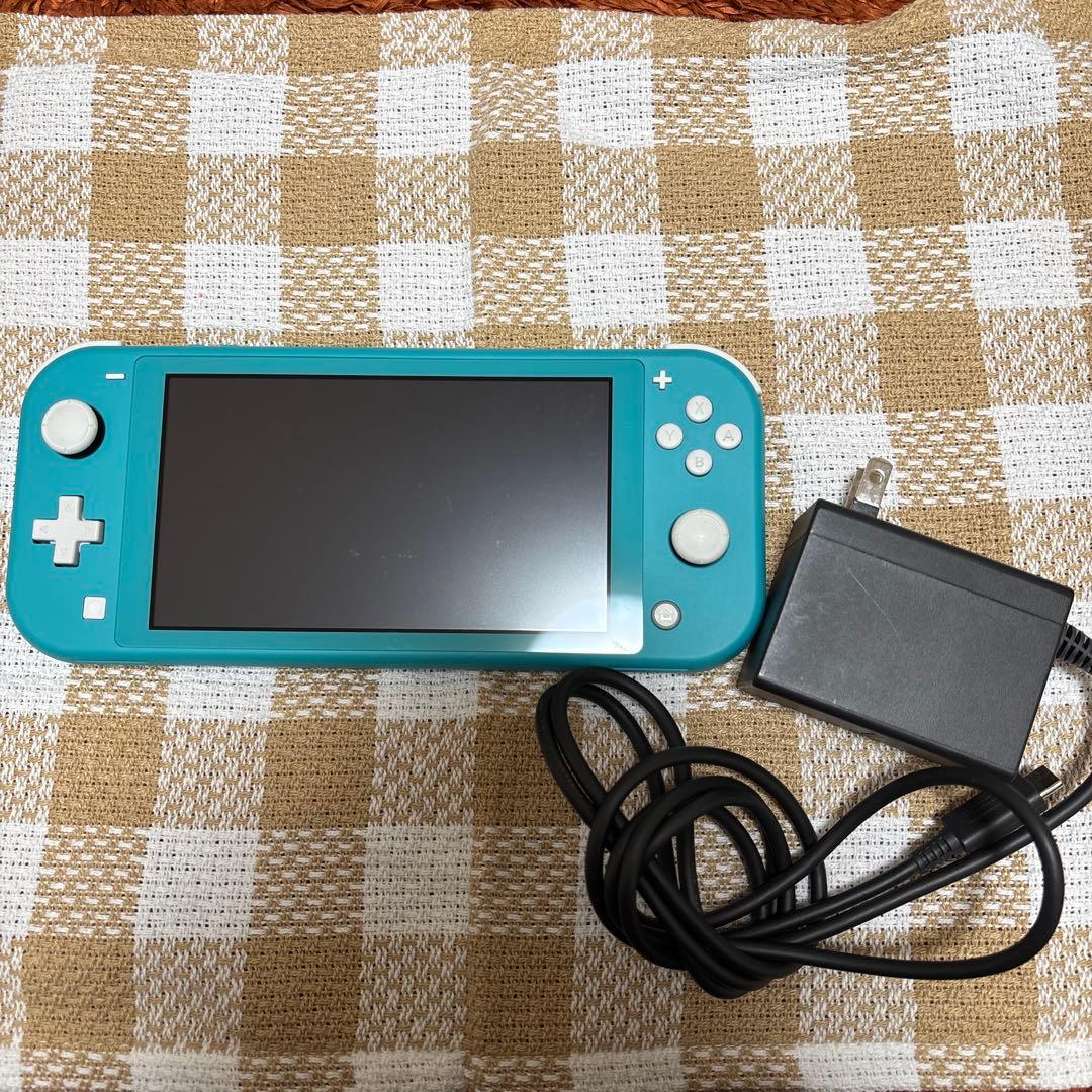 Nintendo Switch Lite ターコイズ 本体 充電器付き - メルカリ