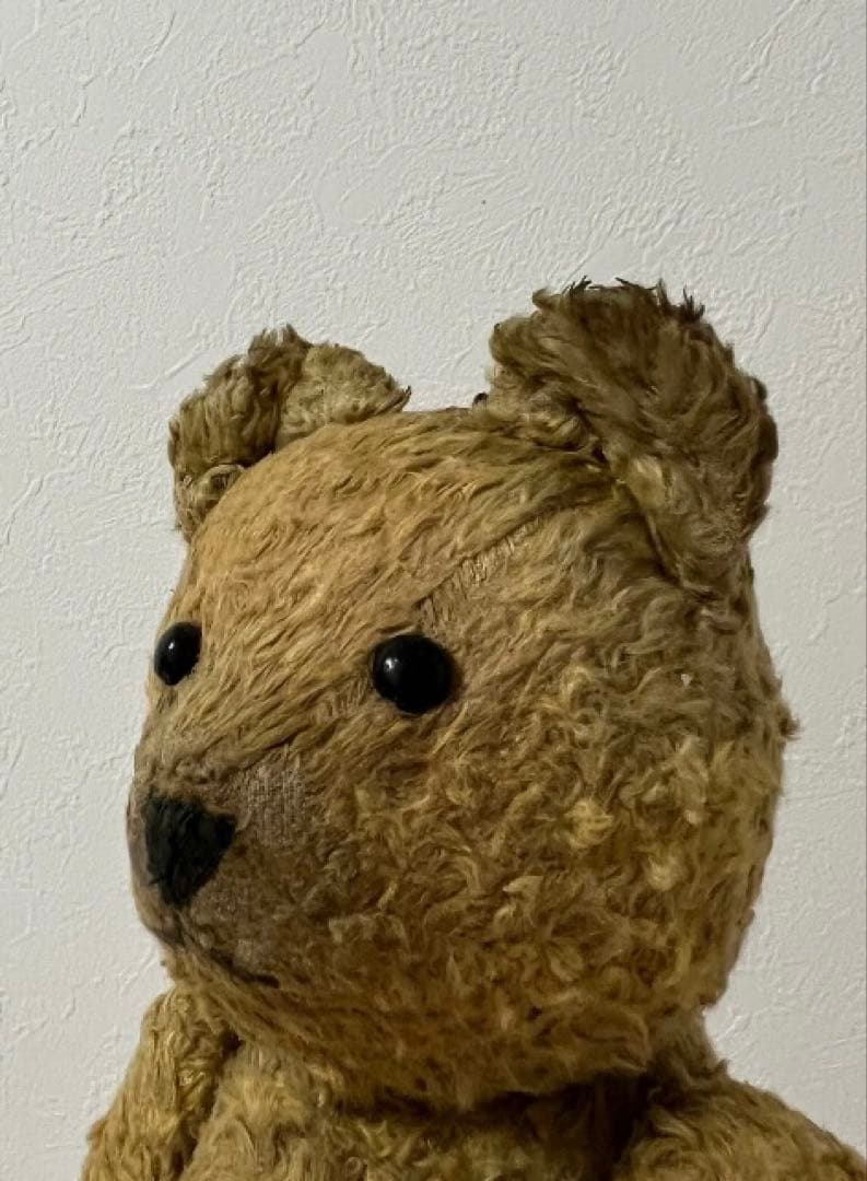 限定価格！Gold Teddy Bear アンティークベアぬいぐるみイギリス