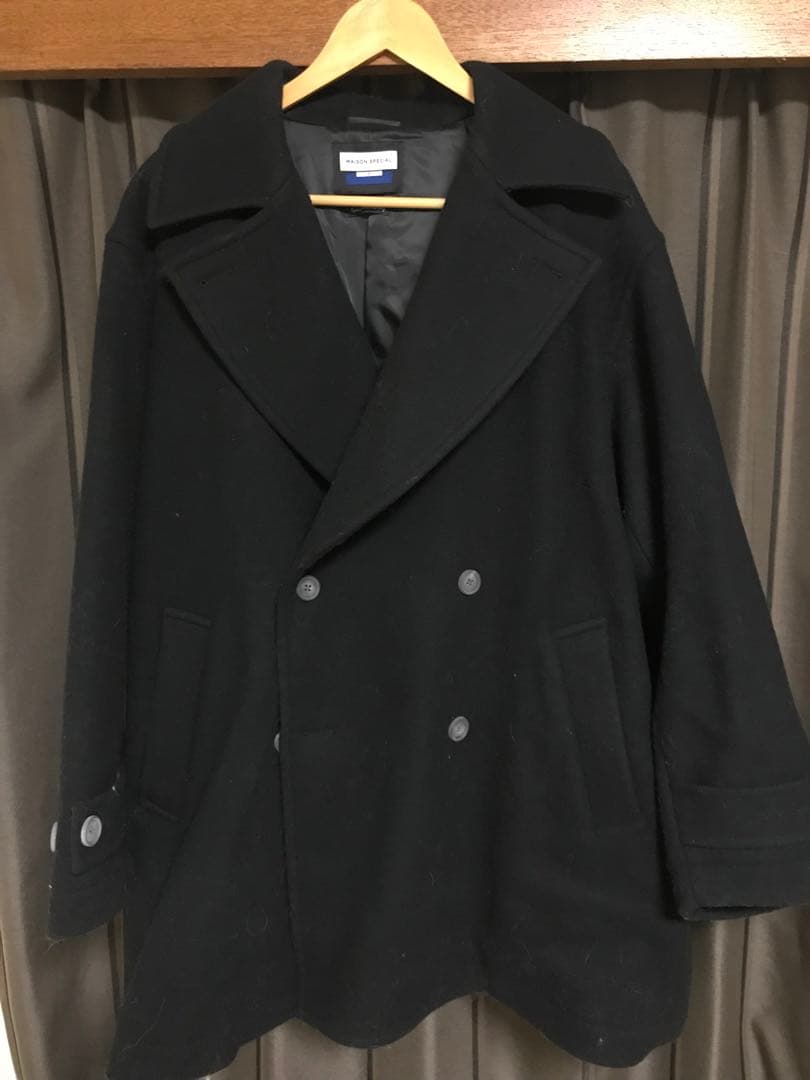 MAISON SPECIAL】クロスメルトンプライムオーバーPコート サイズ1