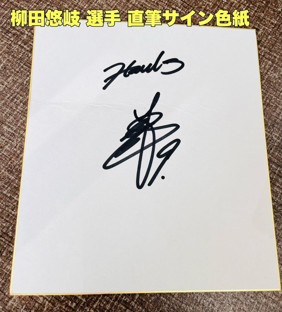 柳田悠岐 直筆サイン色紙 福岡ソフトバンクホークス - メルカリ
