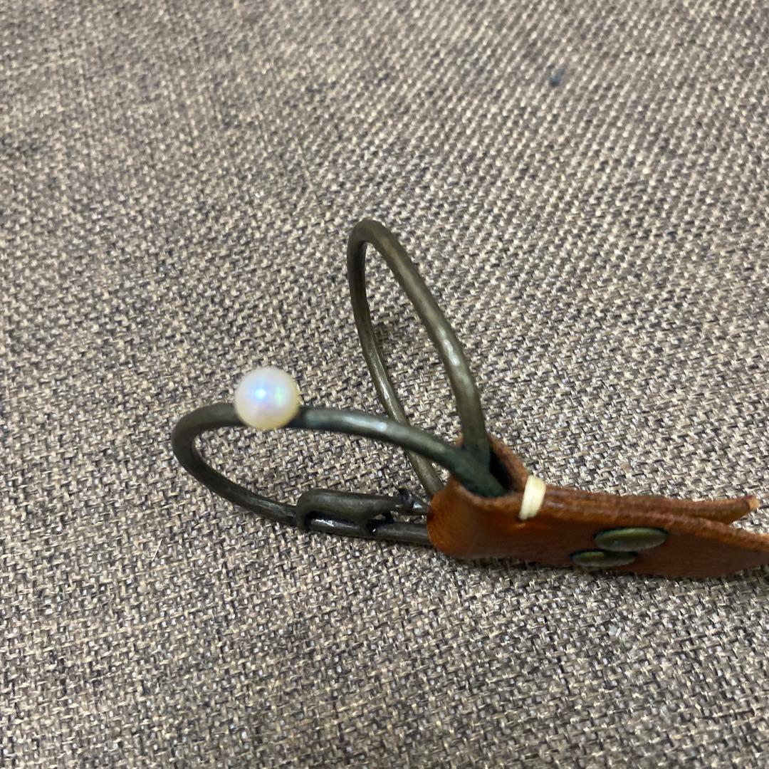 minä perhonen ミナペルホネン ブラウンレザーベルト