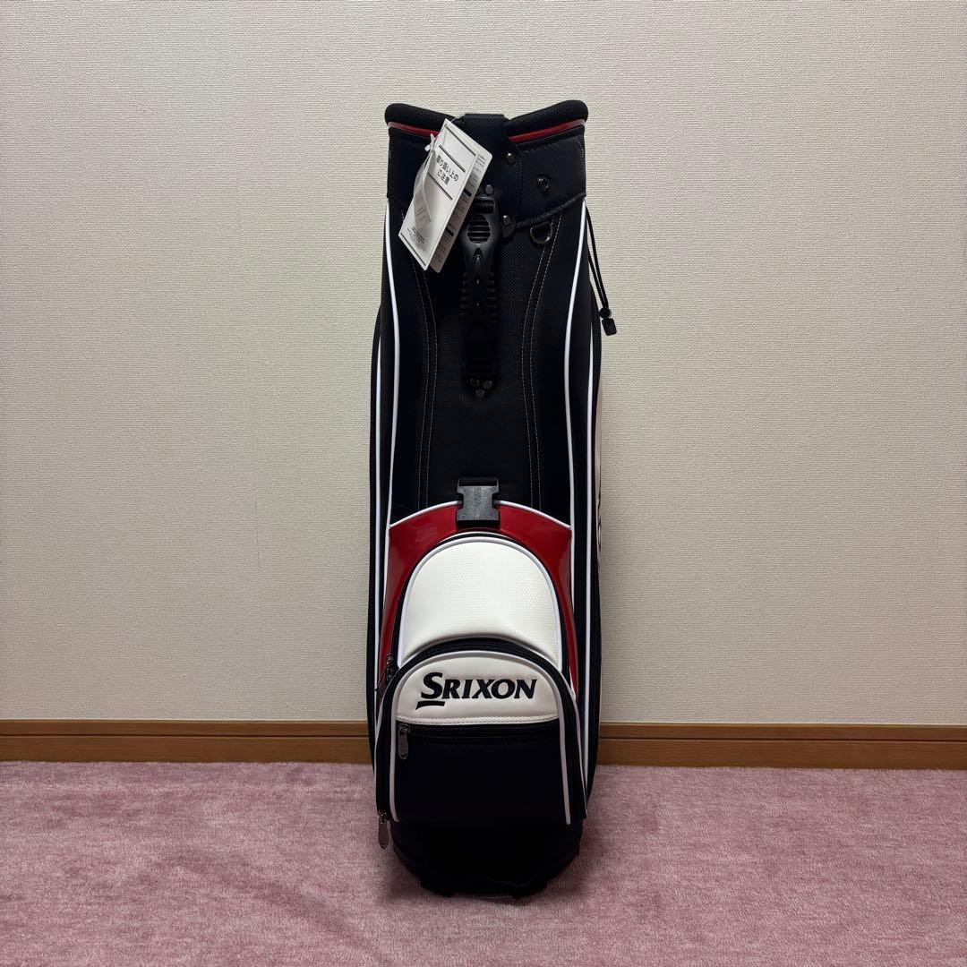新品未使用 袋保管】SRIXONキャディバッグ GGC-S155G 白/黒/赤