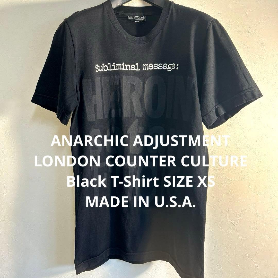 ANARCHIC ADJUSTMENT HSF Black T-Shirt - メルカリ