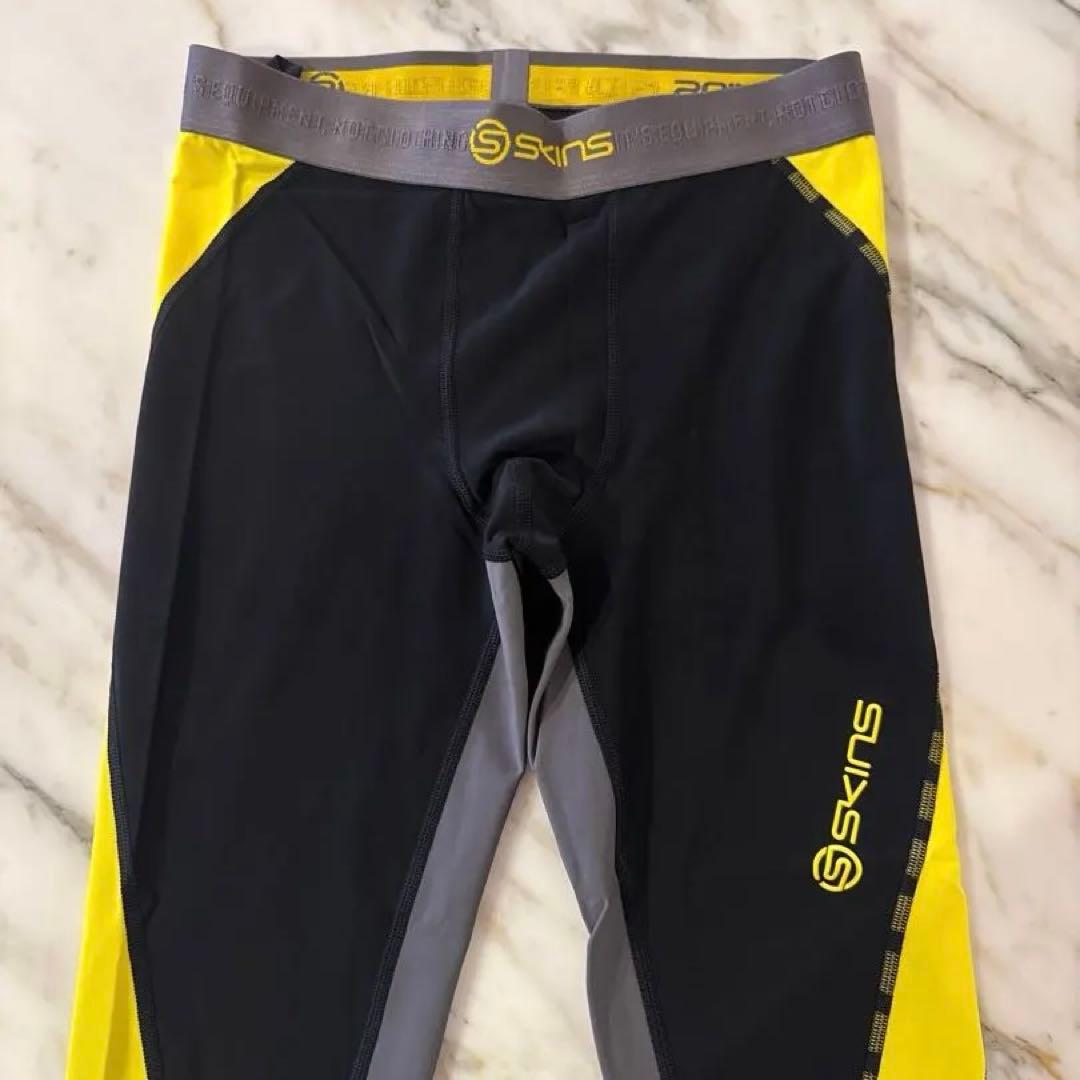 DNAMIC DK9905001 ロングタイツ 黒×黄 デサント国内正規 ECM