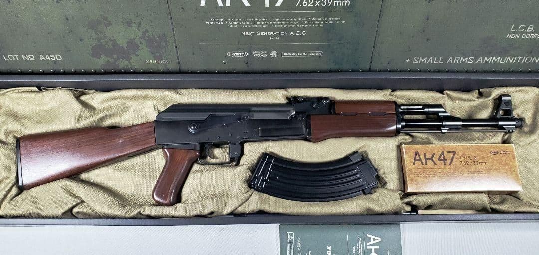 東京マルイ 次世代電動ガン ak47n type3 バッテリー マガジン2本 東京
