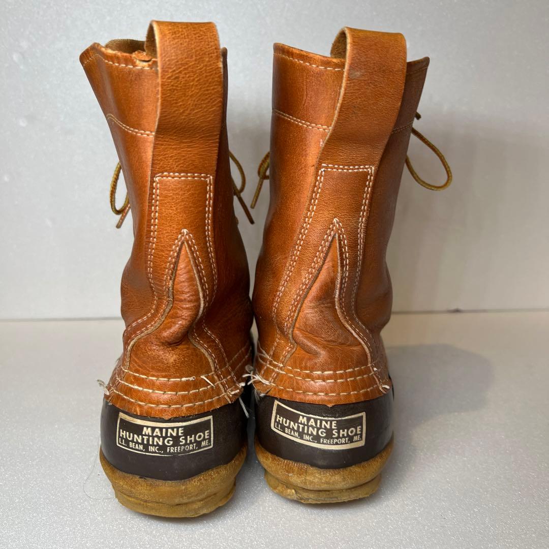 筆記体タグ 70s l.l.bean ビーンブーツ 7ホール