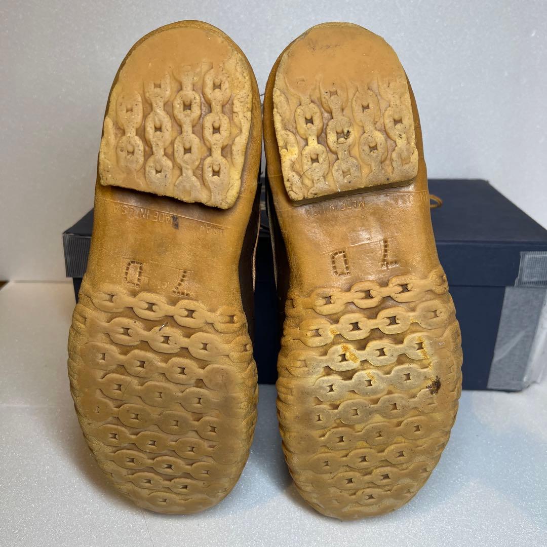 筆記体タグ 70s l.l.bean ビーンブーツ 7ホール