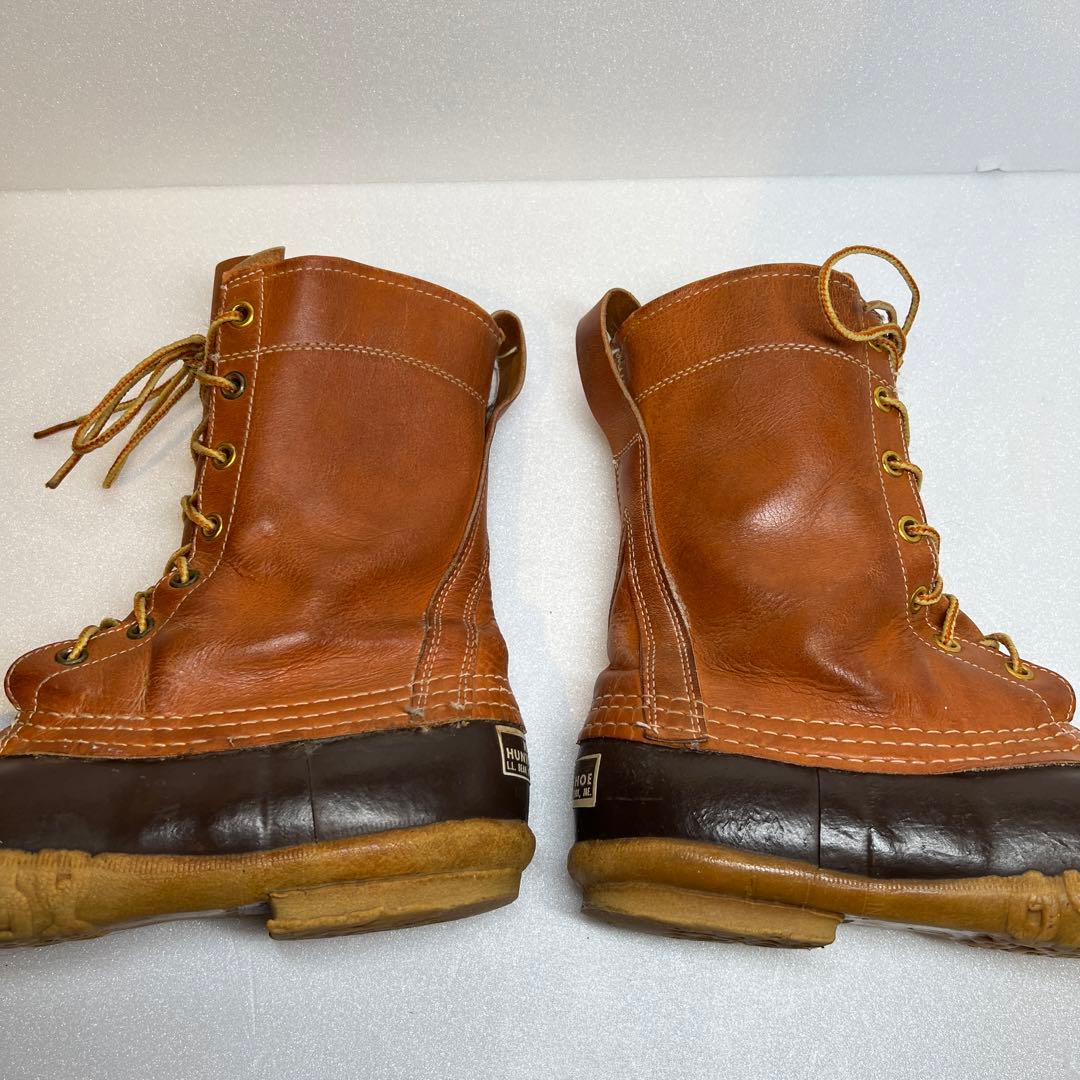 筆記体タグ 70s l.l.bean ビーンブーツ 7ホール