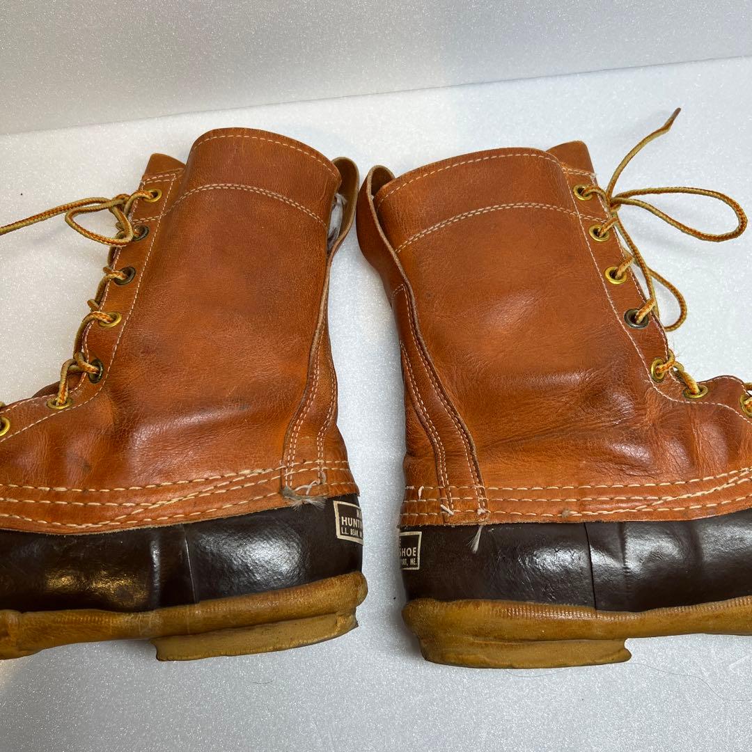 筆記体タグ 70s l.l.bean ビーンブーツ 7ホール