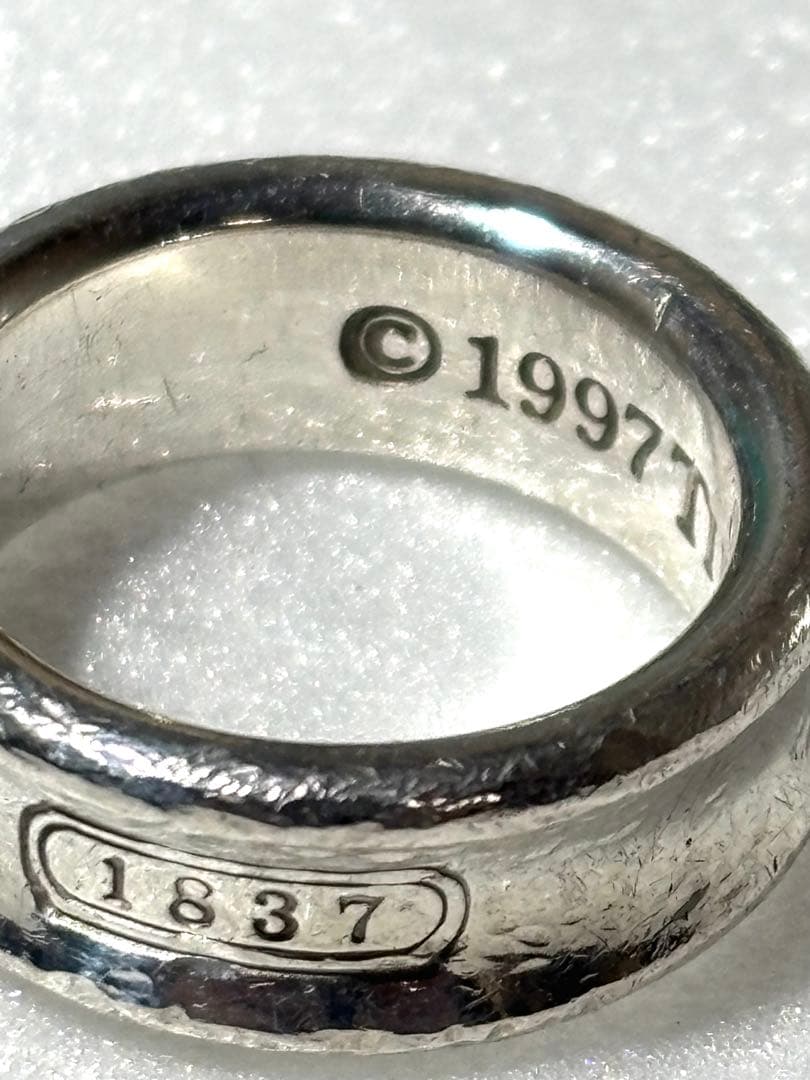 ティファニー TIFFANY 1837 ナロー リング 8号 SV925 - メルカリ
