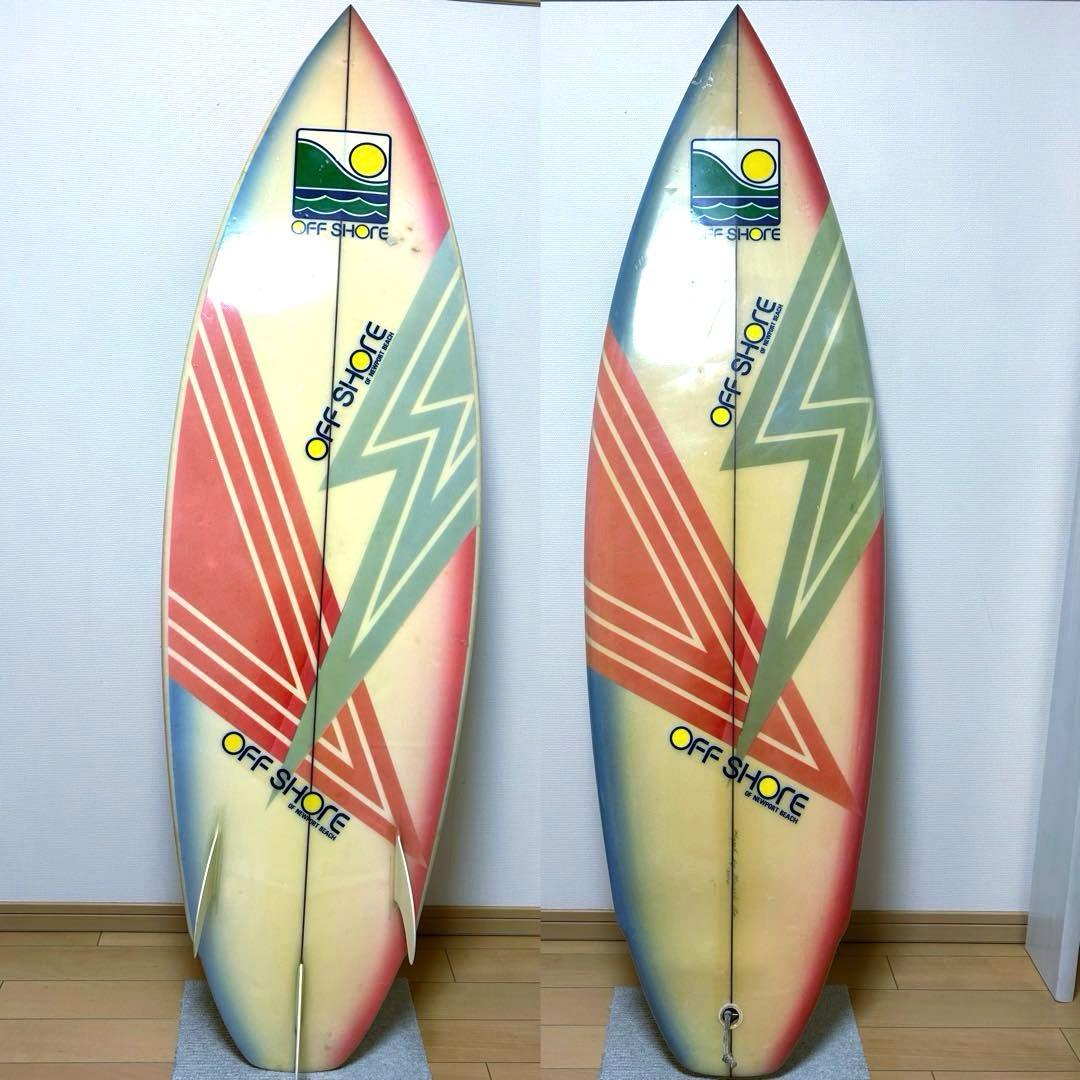 ヴィンテージ OFF SHORE サーフボード オフショア 80'sトライフィン ヴィンテージ OFF SHORE サーフボード オフショア 80'sトライフィン