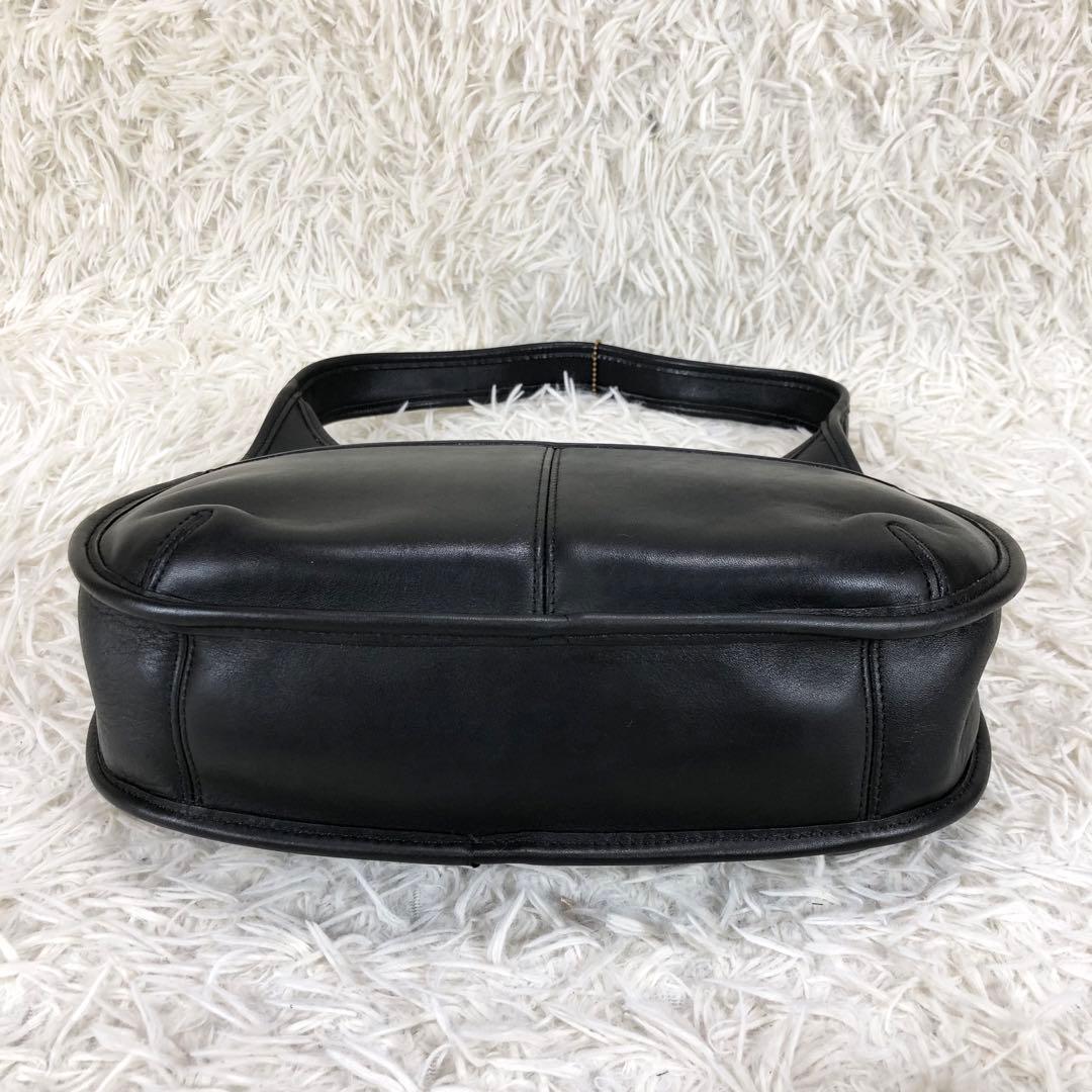 美品】オールドコーチ エルゴ ショルダーバッグ レザー 9033 ブラック