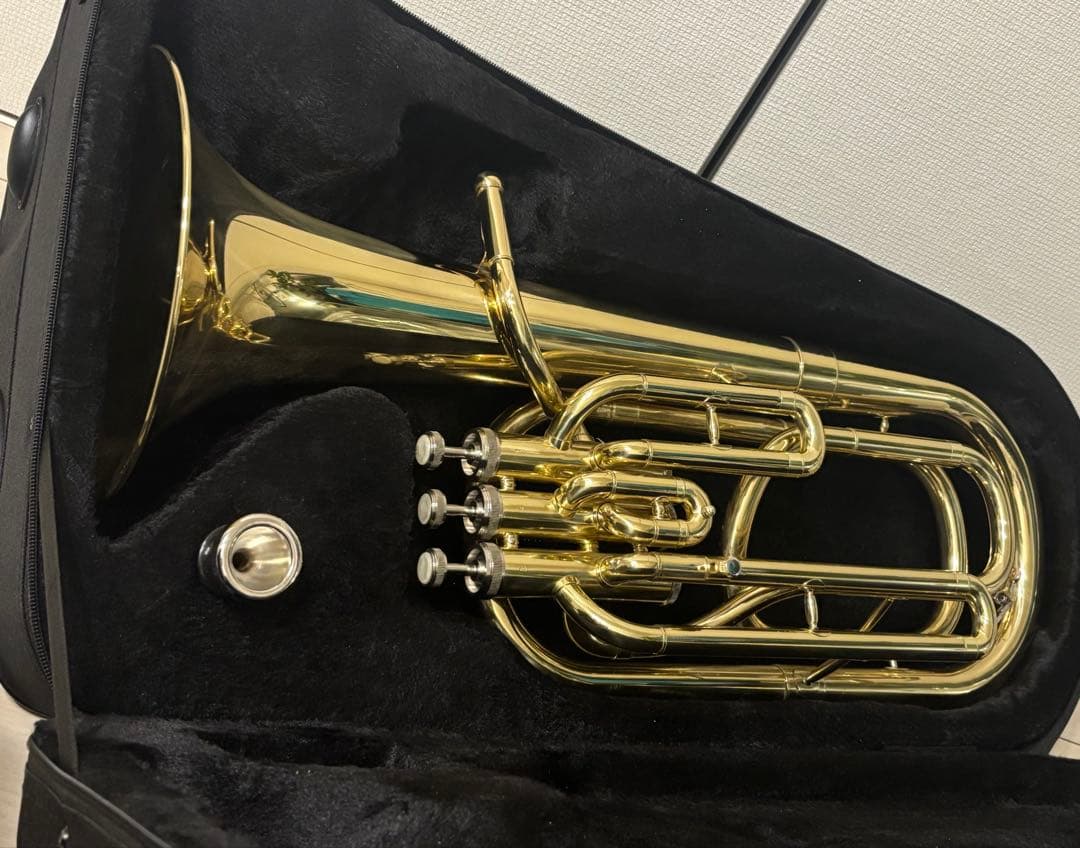 アルトホルン ケース、マウスピース付き Marcus Bonna(マーカスボナ) MBAHS BK アルトホルン ケース ブラック