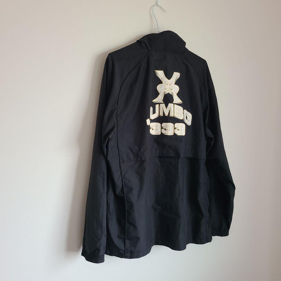 希少 JUMB0333 ジャンボ尾崎 ナイロンジャケット ロゴ 美品 ゴルフ