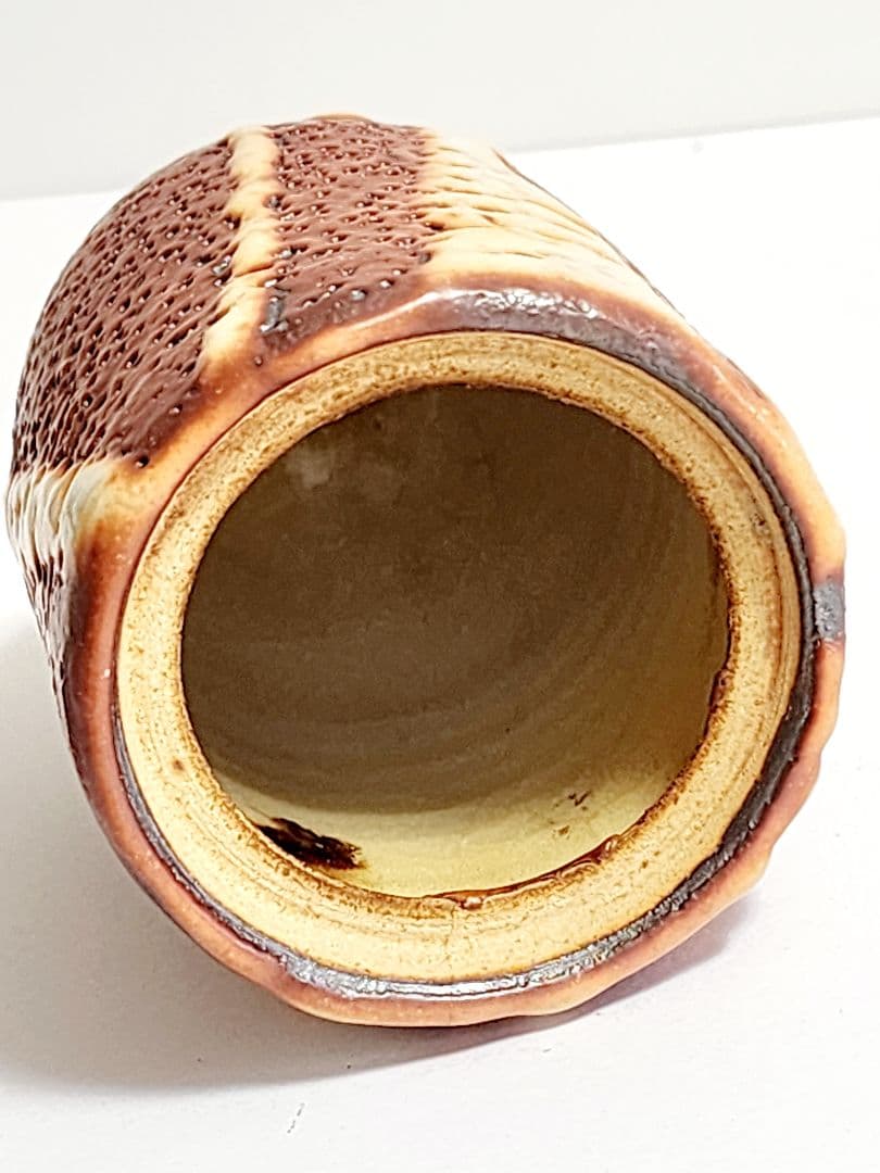 小林武春 赤志野 香炉 共箱/陶歴