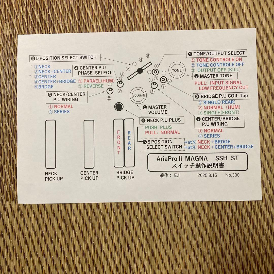☆値下早い者勝ち ☆多機能満載　AriaPro II MAGMA SSH ST