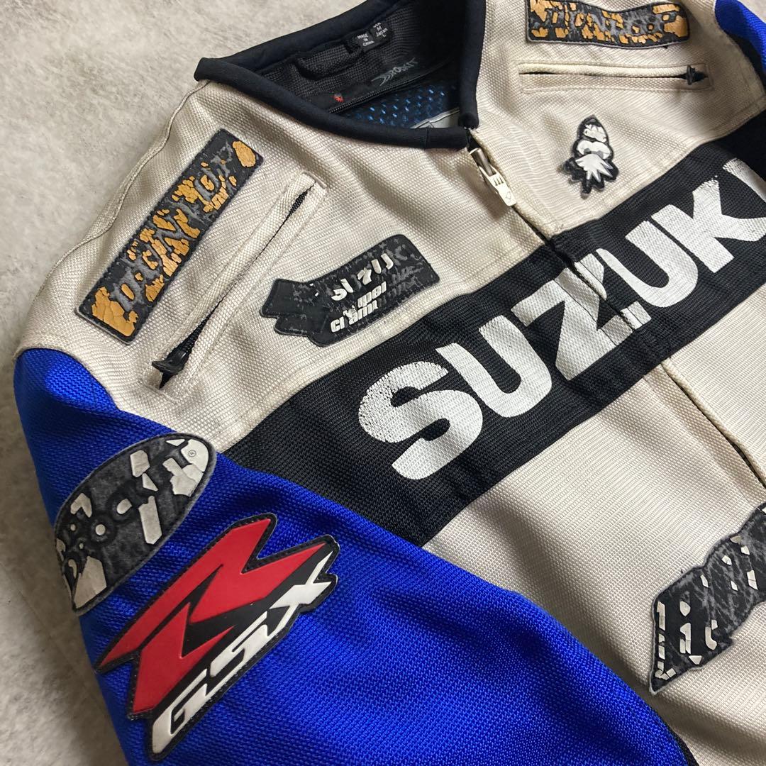 ☆ SUZUKI スズキ ライダースジャケット Lサイズ - メルカリ