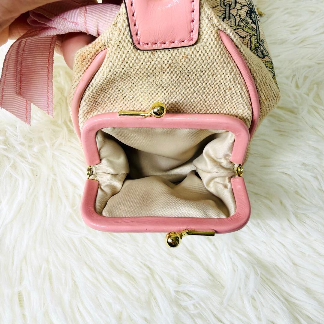 coach キャンバスタトゥー アクセサリーポーチ 花柄 ワンショルダーバッグ