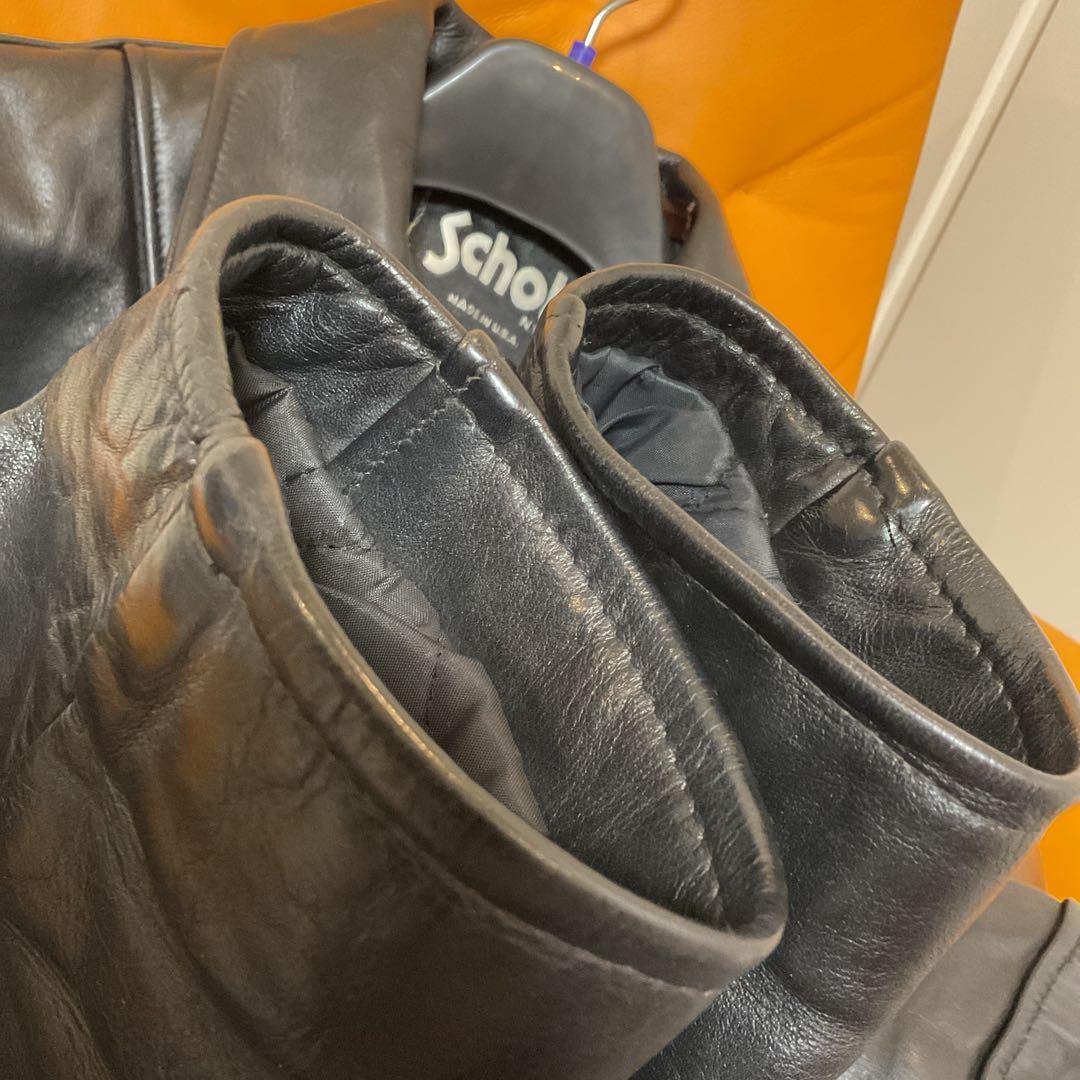 タロウ様用 Schott ショット182 シングルライダース カウハイド 40