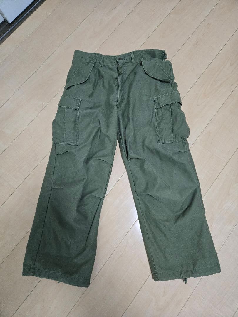 米軍 実物 M-65 カーゴパンツ M-S YMCLKY 米軍タイプ M-65フィールドパンツ ノンウォッシュ PP062YN