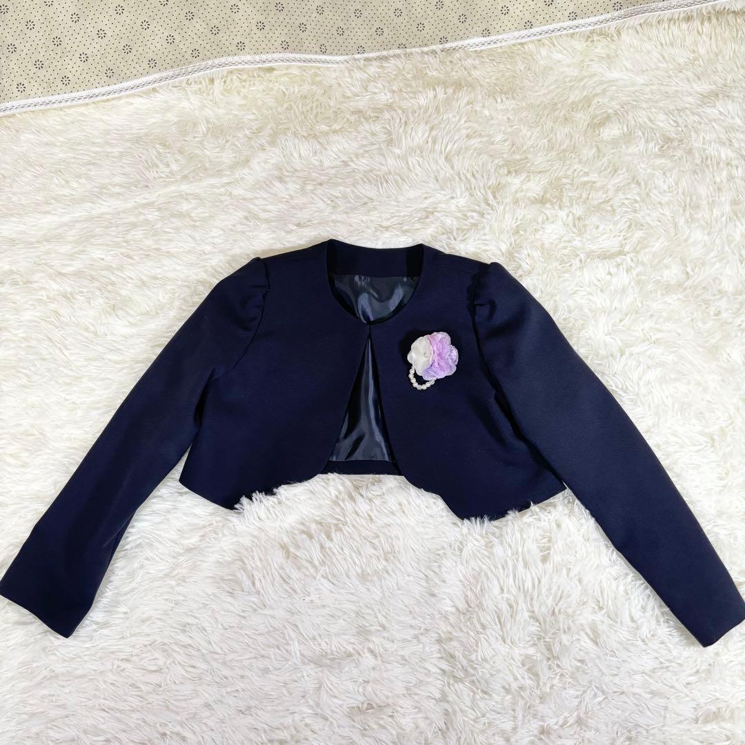 SAKURA ラベンダー ドレス 130 セレモニー 入学 卒園 発表会