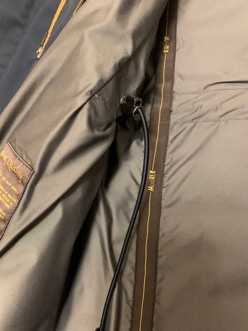 ムーレー・モッズコート美品（ウィルソン、ネイビー、サイズ46