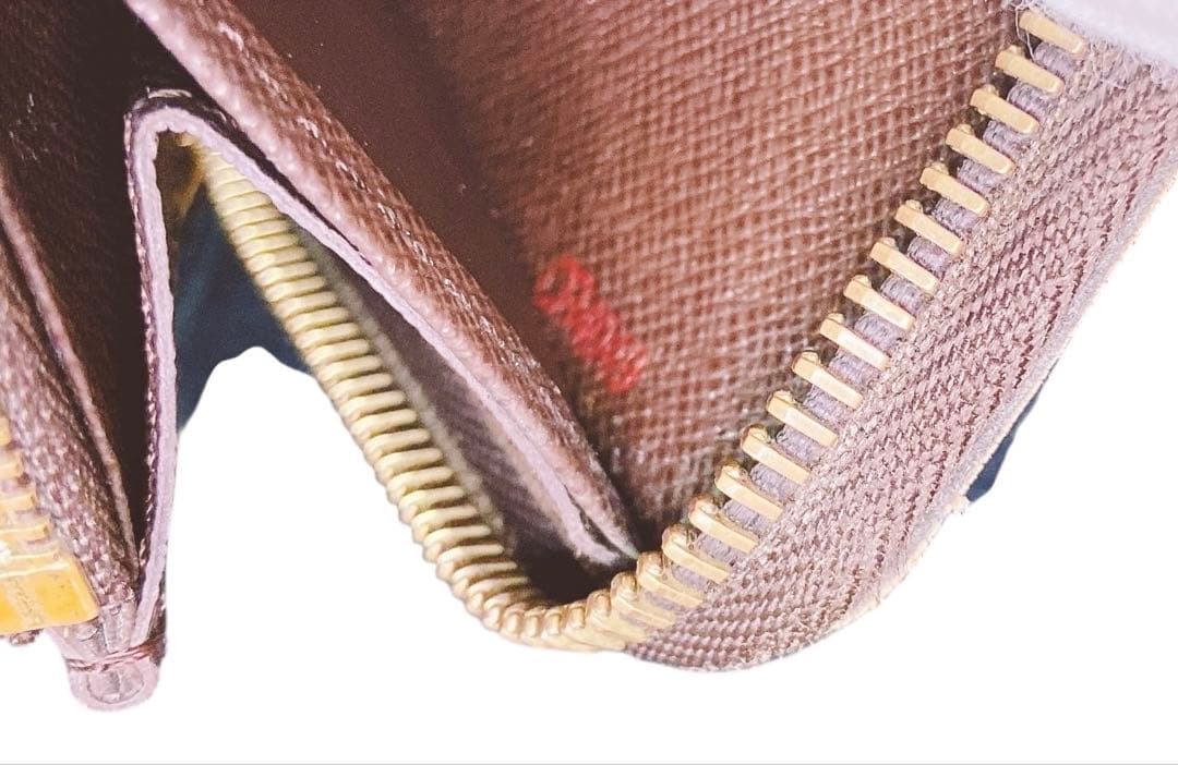 ジャンク】LOUIS VUITTON ダミエジッピーウォレット☆鑑定済みです