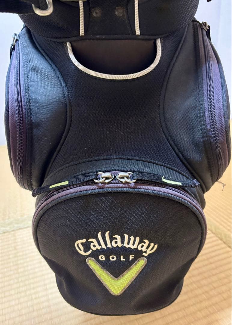 澤*蒼様 レトロ Callaway BIG BERTHA キャディバッグ ブラッ ゴルフ