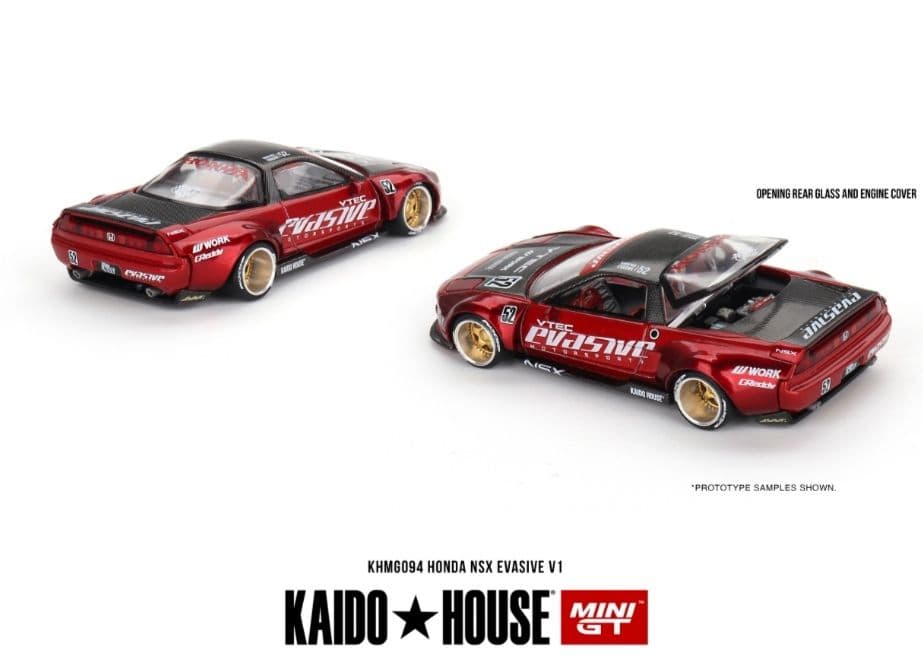 MINI GT x 街道はうす 1/64 ホンダ NSX エヴァーシブ V1 赤 - メルカリ
