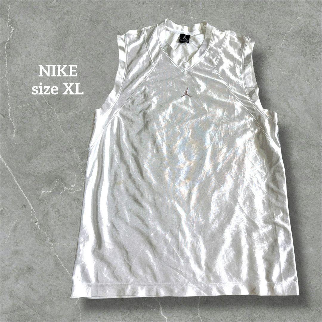 ナイキ ゲームシャツ ホワイト ジョーダン バスケットボール 光沢感 B108 Jordan NIKE JORDAN ナイキ バスケットボール Tシャツ CJ0922 011