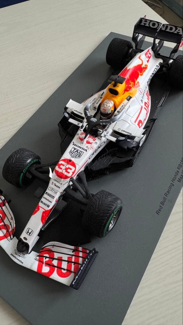 F1 スパーク レッドブル 1/18 トルコGp2021 ありがとうホンダ号 - メルカリ