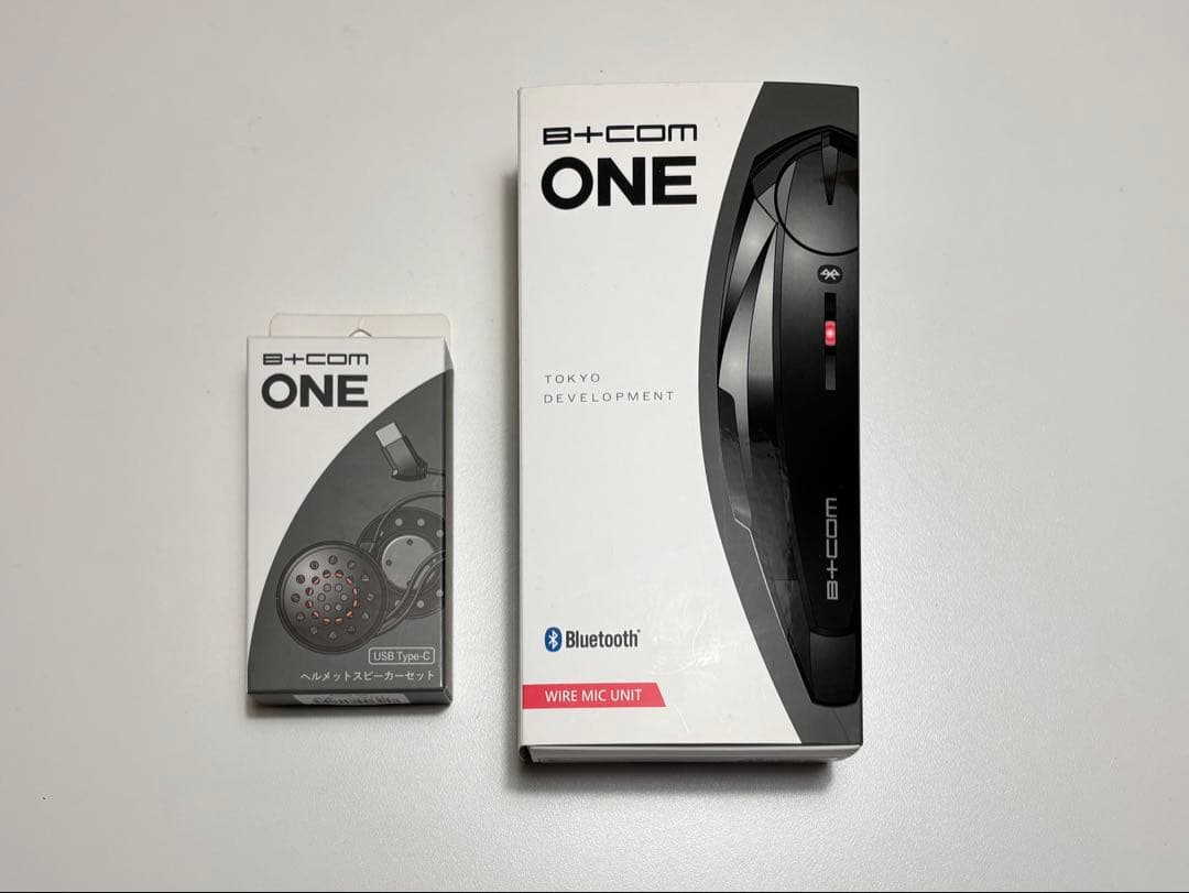 【ウサもんまる様】B+COMONE(wiremic unit、スピーカーセット) オートバイ用品店＜2りんかん＞限定「B+COM ONE スモールスピーカーKIT
