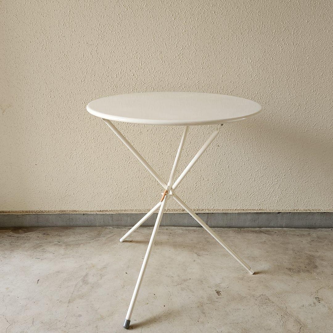 ヴィンテージ 丸型アイアンテーブル ラウンドテーブル 折りたたみテーブル 楽天市場】丸テーブル 折りたたみ 126センチ 座卓テーブル ちゃぶ台