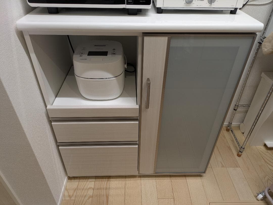 ニトリ　キッチンカウンター　ポスティア　90 WH ニトリ（NITORI） キッチンカウンター(90 WH)キッチン収納 キッチン