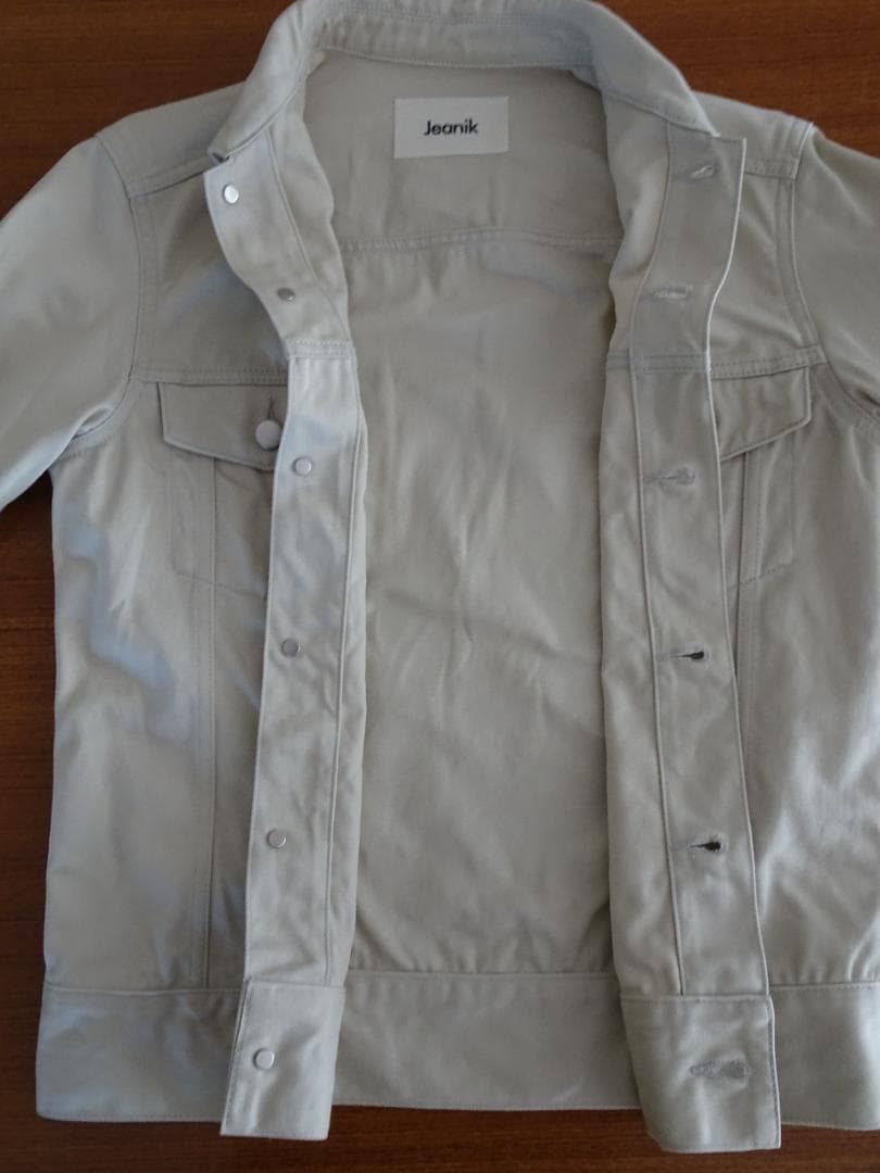 Jeanik サテン XS ベージュ 3rd Gジャン トラッカージャケット