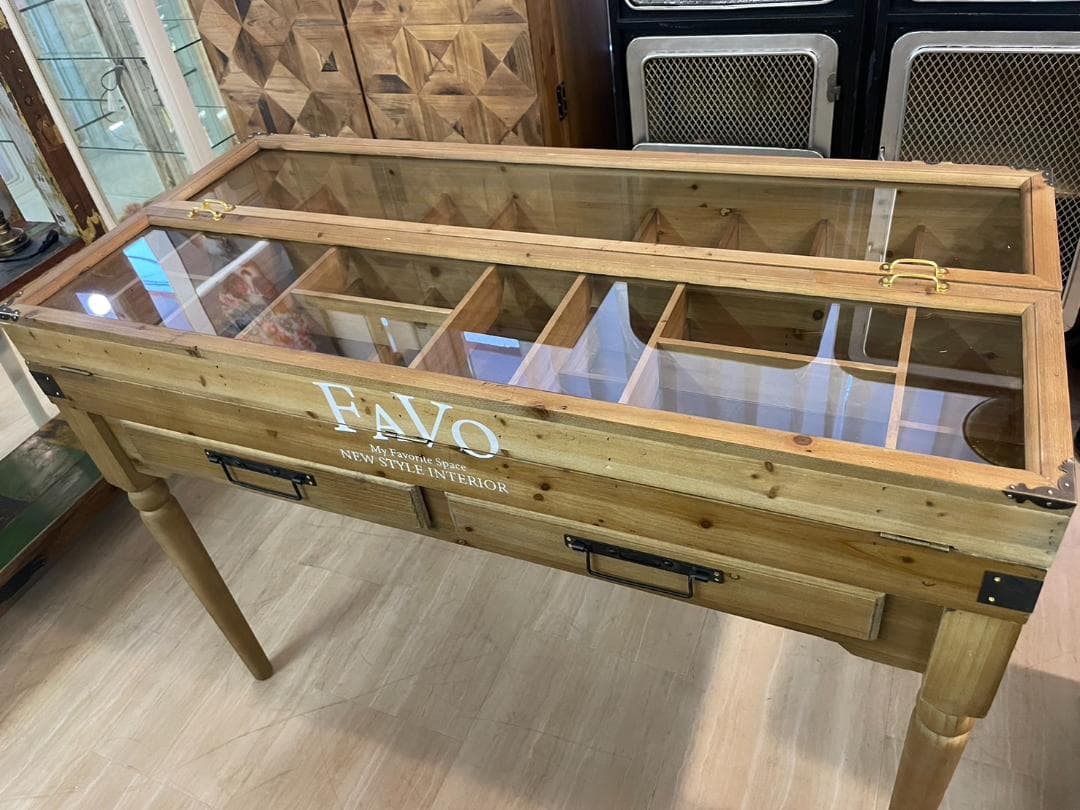 コレクションテーブル コレクションケース テーブル 机 デスク