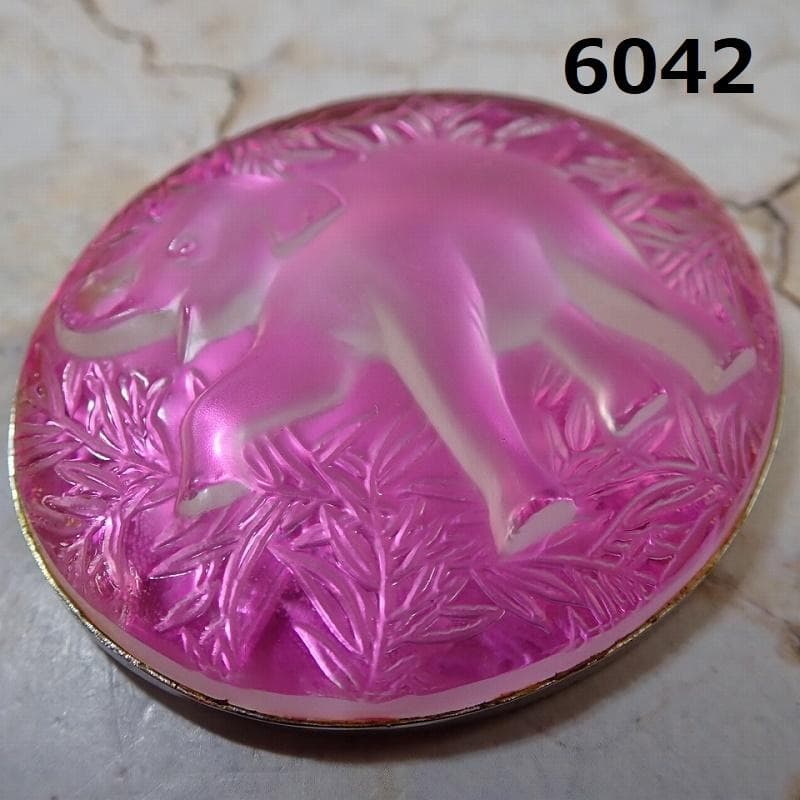 RU-6042　ラリック　LALIQUE ブローチ　(ピンク) Iconics Rose Nebula Decorative objects & jewellery – Lalique France