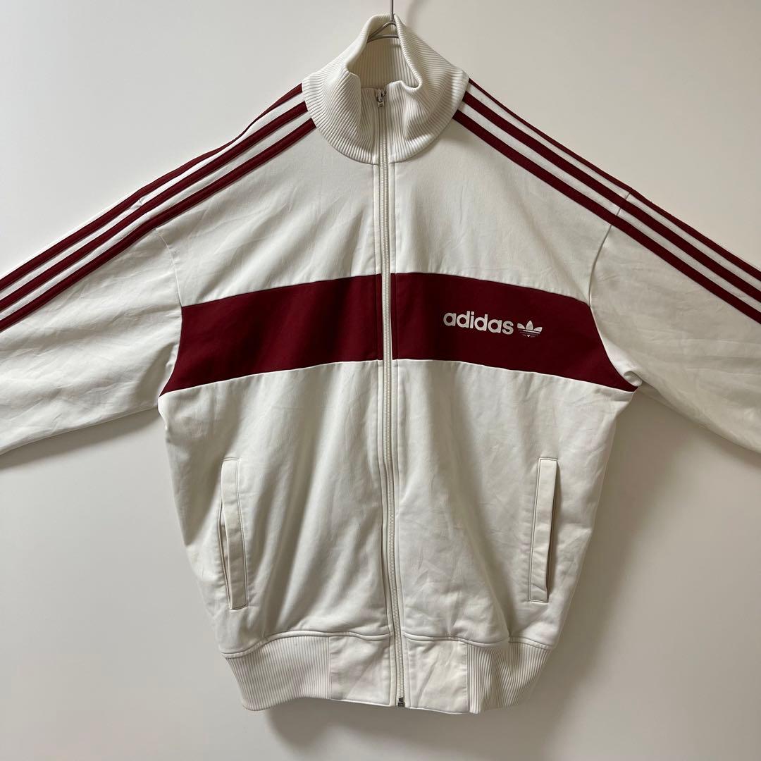 3XL美品90s】あのちゃん アディダス古着トラックジャケット マルーン